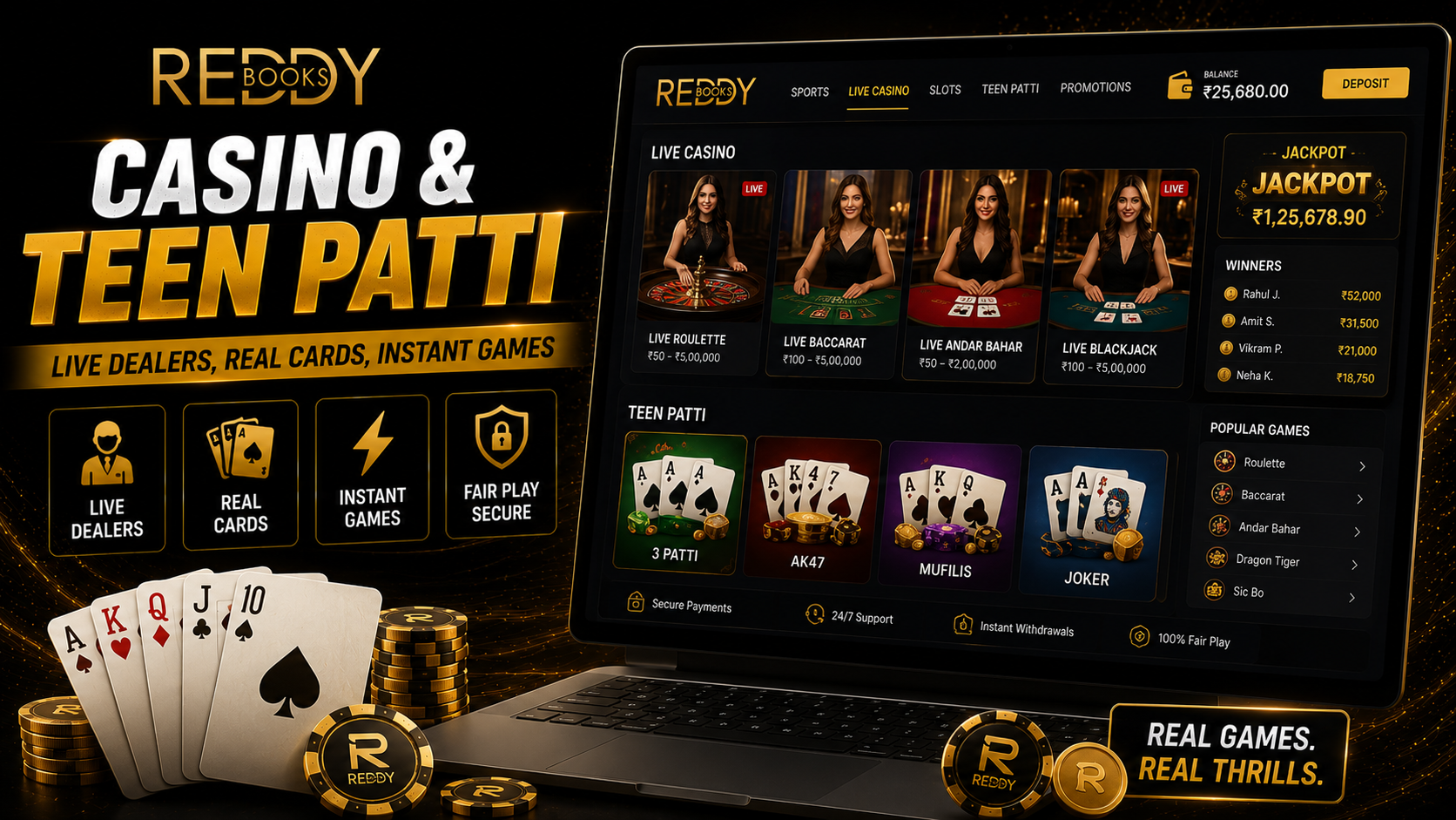 Reddy Kings Teen Patti live casino