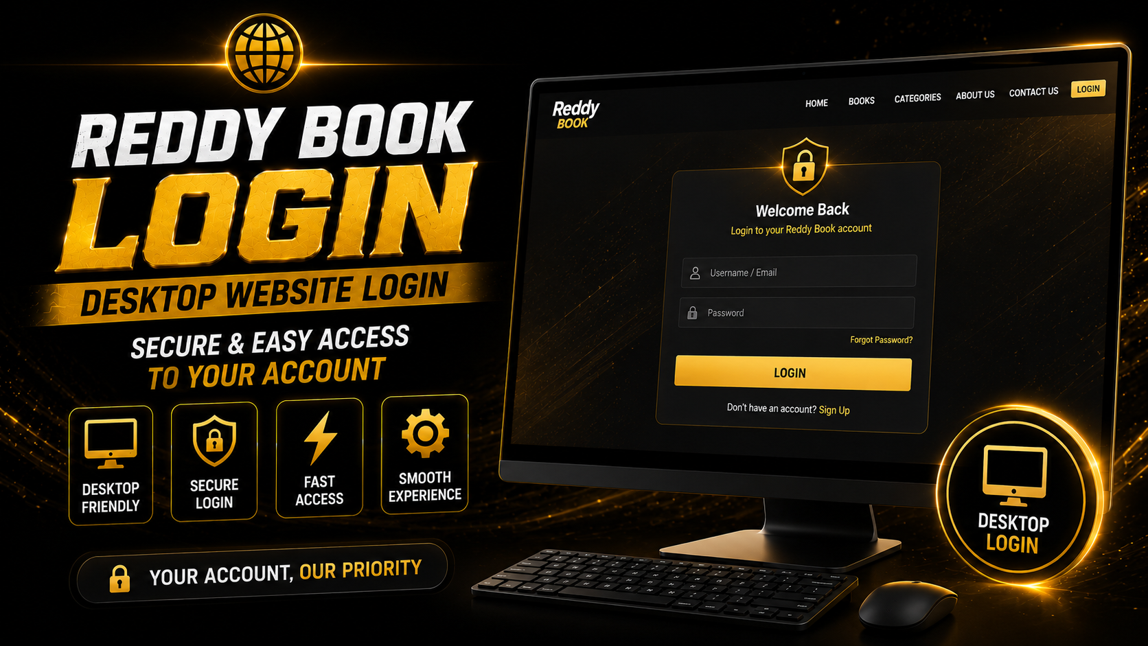 Reddy Book desktop website login