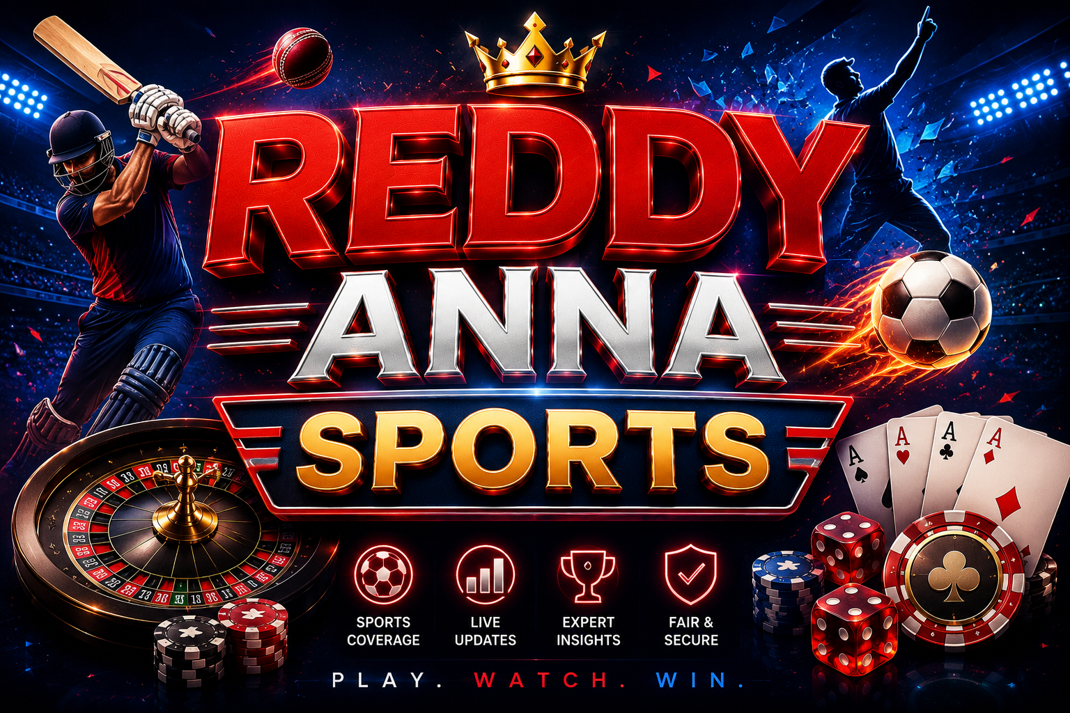 Reddy Anna Sports football kabaddi tennis India 2026