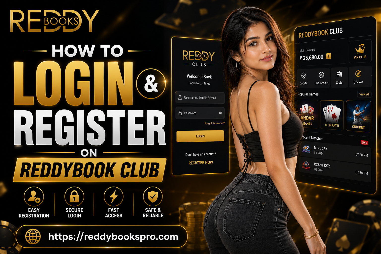 Reddybook Club login and registration guide for Indian users 2026