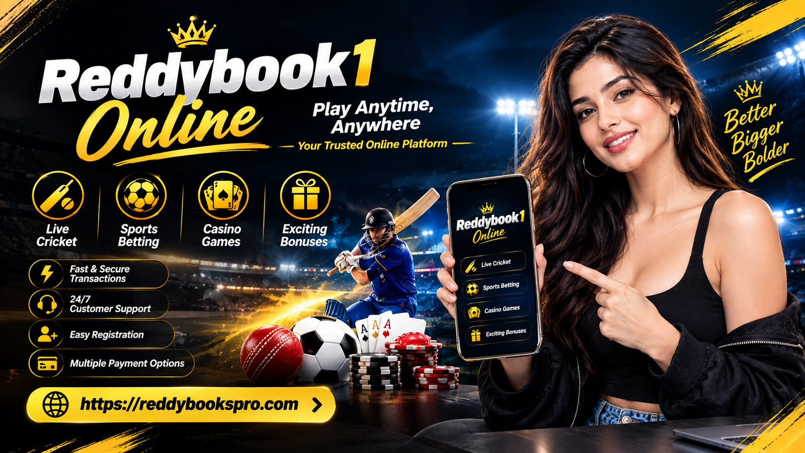 Reddybook1 online betting — official account AC IPL exchange session markets India 2026