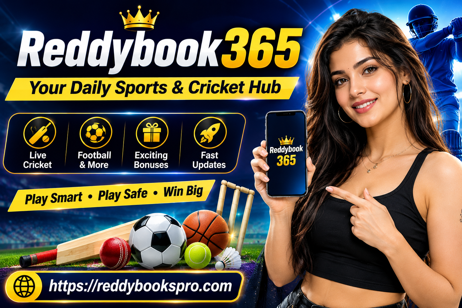 Reddybook365 year-round cricket betting — IPL exchange session markets 365 days India 2026