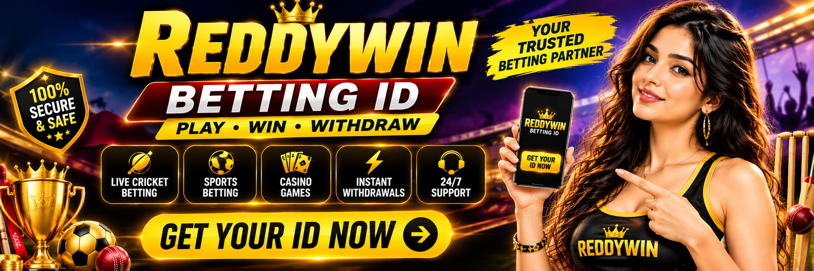 Reddywin betting ID IPL cricket exchange — Reddy Win ID website login India 2026